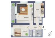 Ländlich grün und trotzdem Stadt? Diese Wohnung in Waltendorf macht's möglich!