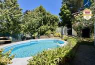Einfamilienhaus mit traumhaften Garten, Pool und Panoramablick in Krems