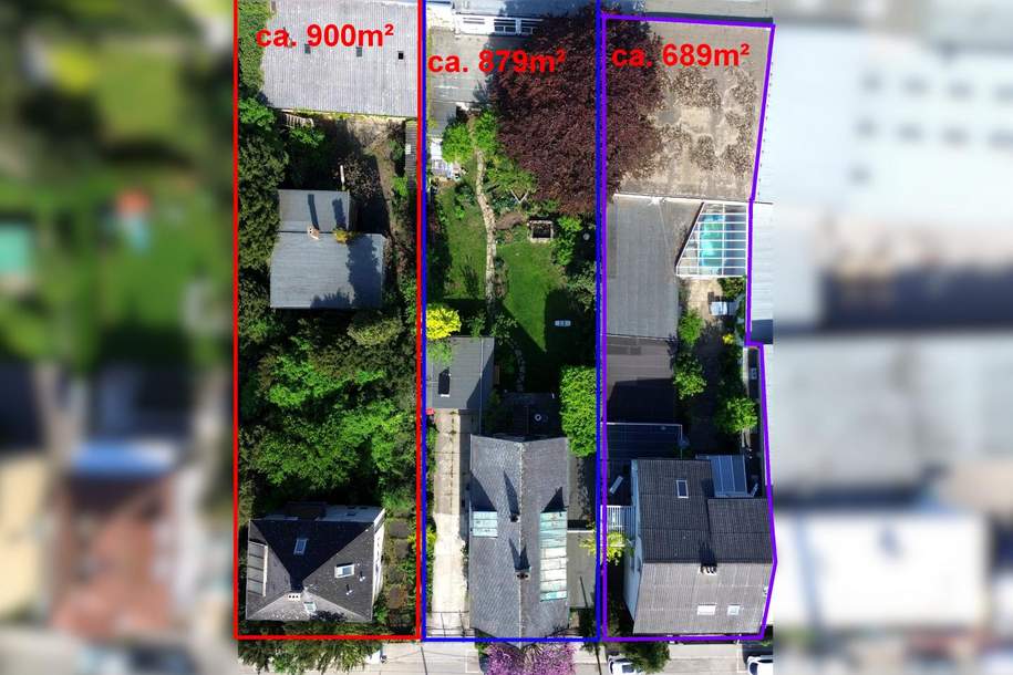 Bauträgergrundstück mit Bestand und Studien in ruhiger Lage 1120 Meidling, Grund und Boden-kauf, 1.750.000,€, 1120 Wien 12., Meidling