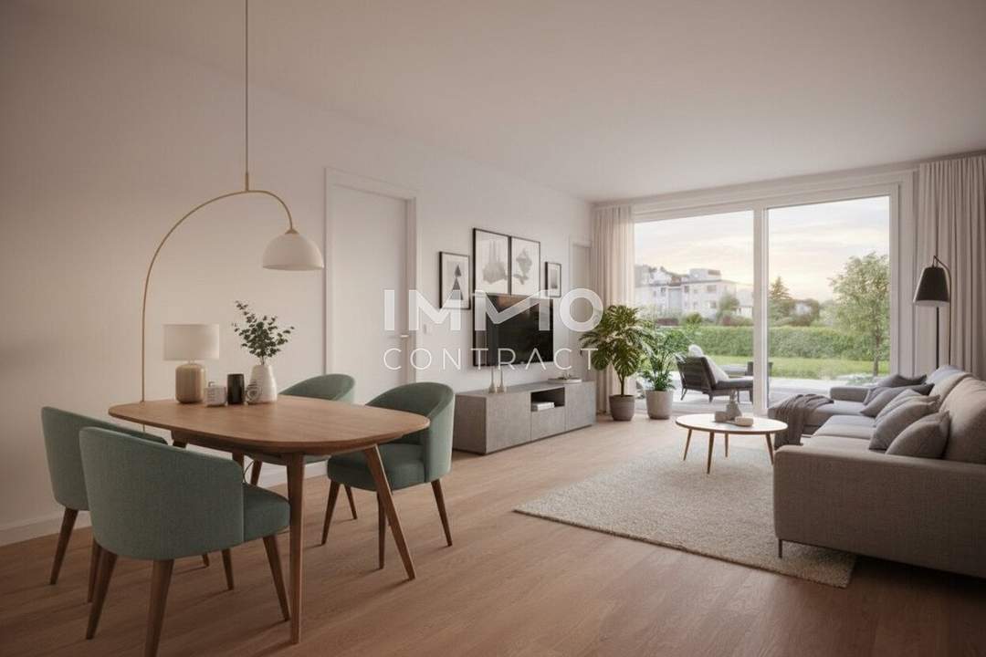 Rendite-Highlight im Neubau: Stylische 2-Zimmer-Wohnung mit Balkon &amp; Küche geschenkt
