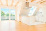 DG-Wohnung mit Traumausstattung und 50m² Dachterrasse - Nähe Karmelitermarkt und 1. Bezirk!!