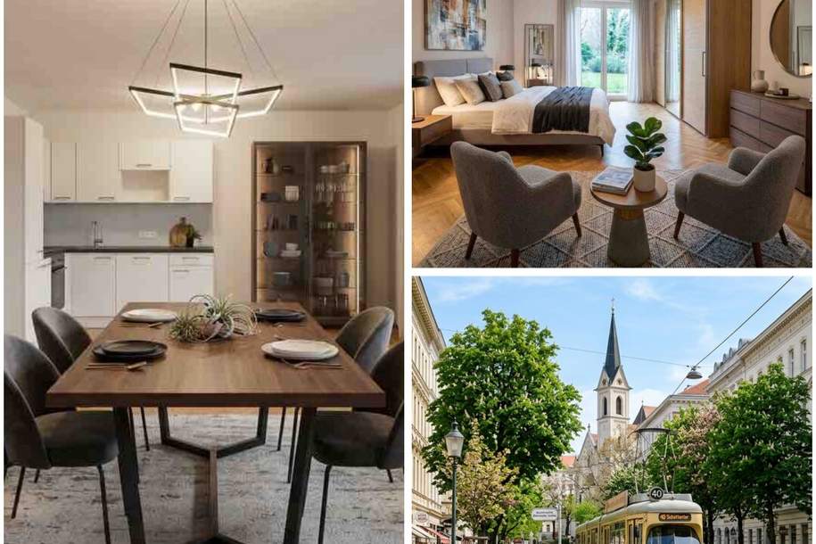 Traumhafte 4-Zimmer-Wohnung mit Balkon in 1180 Wien, Wohnung-miete, 3.035,00,€, 1180 Wien 17., Hernals