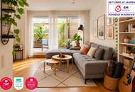 WOHNEN MIT STIL IN DÖBLING – EXKLUSIVE 2-ZIMMER-WOHNUNG MIT CA. 26 m² SONNENTERRASSE UND GRÜNBLICK/FITNESSRAUM