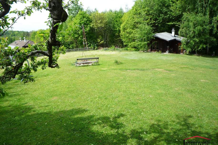 EINZIGARTIG - Wald, Wiesen, Bergblick und ein Bungalow!, Grund und Boden-kauf, 1.200.000,€, 8075 Graz-Umgebung