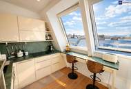 Urbaner Wohnluxus: Exklusive DG-Wohnung mit Terrasse &amp; spektakulärem Fernblick