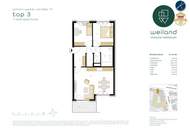 Erstbezug: 3-Zimmer-Wohnung mit südseitgem Balkon