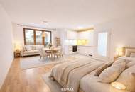 Super-Cityapartment : 1 Zimmer + Terrasse + Garage im 7ten!