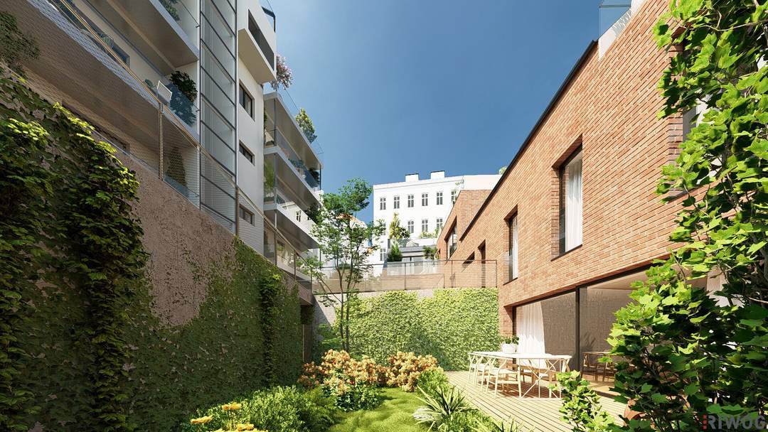 GROHGASSE 10 | südseitige 3-Zimmer Gartenwohnung in historischem Townhouse | komplett innenhofseitig | Fernwärme und Bodenkühlung