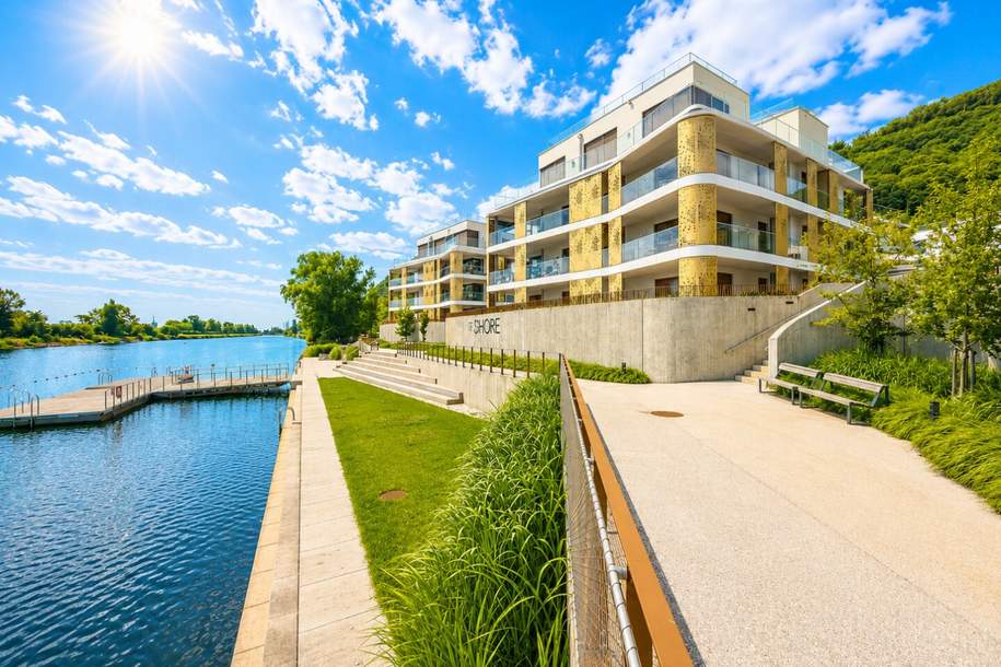EXKLUSIVES WOHNEN AM WASSER: waterline mit Badesteg I Sauna &amp; Fitnessraum I Concierge Service, Wohnung-kauf, 324.900,€, 1190 Wien 19., Döbling