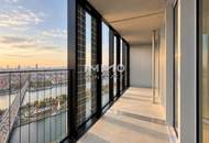 Frühstück mit Stephansdom, Abend mit Lichtermeer im Prater: DC2 Tower: 37. Etage
