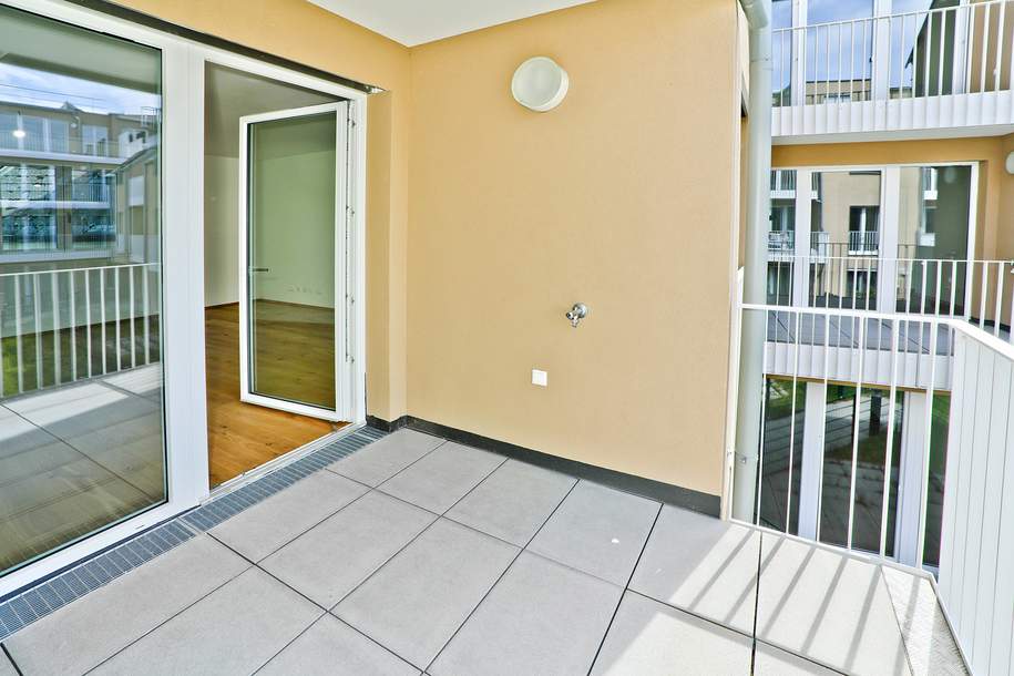 Am Bienefeld | Geräumige 2-Zimmer-Vorsorgewohnung | Balkon | ERSTBEZUG | Ausgezeichnete Lage, Wohnung-kauf, 206.900,€, 1220 Wien 22., Donaustadt