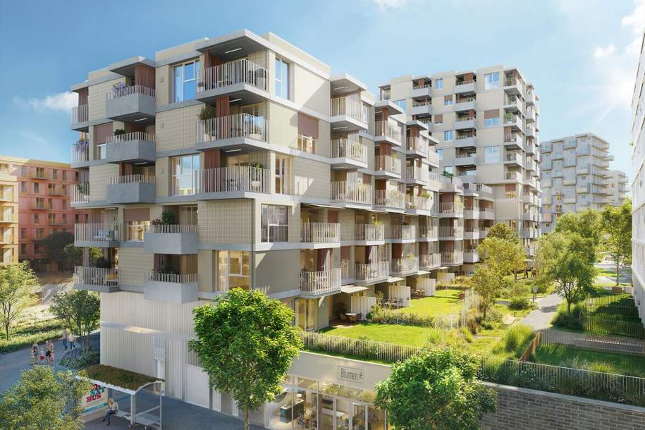 VILLAGE IM DRITTEN | KLIMATISIERTE 4-ZIMMER WOHNUNG MIT 3 FREIFLÄCHEN, Wohnung-kauf, 858.000,€, 1030 Wien 3., Landstraße
