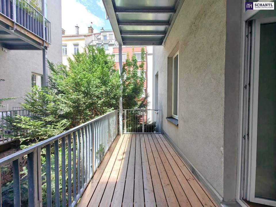 WOW! TOP LAGE in unmittelbarer Nähe zum Augarten + teilsaniertes Altbaujuwel mit großzügigem Balkon + absolut ruhige Innenhoflage