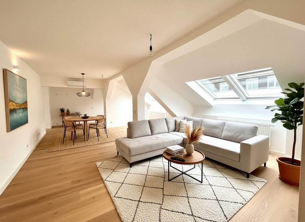 ERSTBEZUG NACH GENERALSANIERUNG! Tolle Terrassenwohnung mit Klimaanlage + 2 Bädern! 1030!