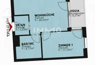 Moderne 2-Zimmer-Wohnung mit Freifläche – provisionsfreier Erstbezug nahe Alte Donau