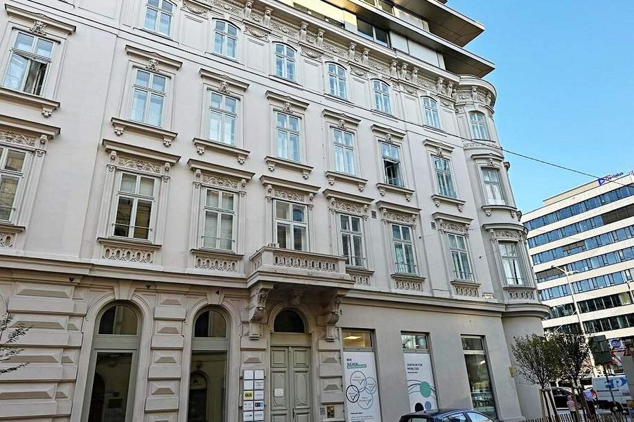 ARGENTINIERSTRASSE, 76 m2 Geschäftslokal - Büro - Atelier, Erstbezug, 3 Räume, Schaufenster, Sanitäranlage, Hauptbahnhof-Nähe, Gewerbeobjekt-miete, 2.143,72,€, 1040 Wien 4., Wieden