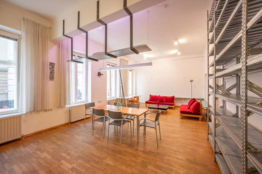 Loftartiges Wohnatelier in Wien, fünfter Bezirk!