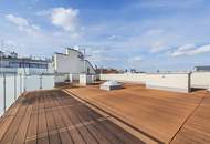 Außergewöhnlicher DG-Ausbau in Naschmarkt-Nähe // 155 m2 Dachterrass + Garage!
