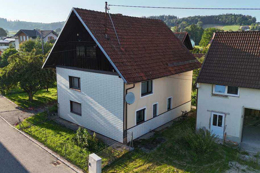 ***OPEN HOUSE, Freitag, 19. September von 13 - 15 Uhr*** Kompaktes Wohnhaus mit Stellplätzen und optionalem Nutzgrund, Haus-kauf, 80.000,€, 4715 Grieskirchen