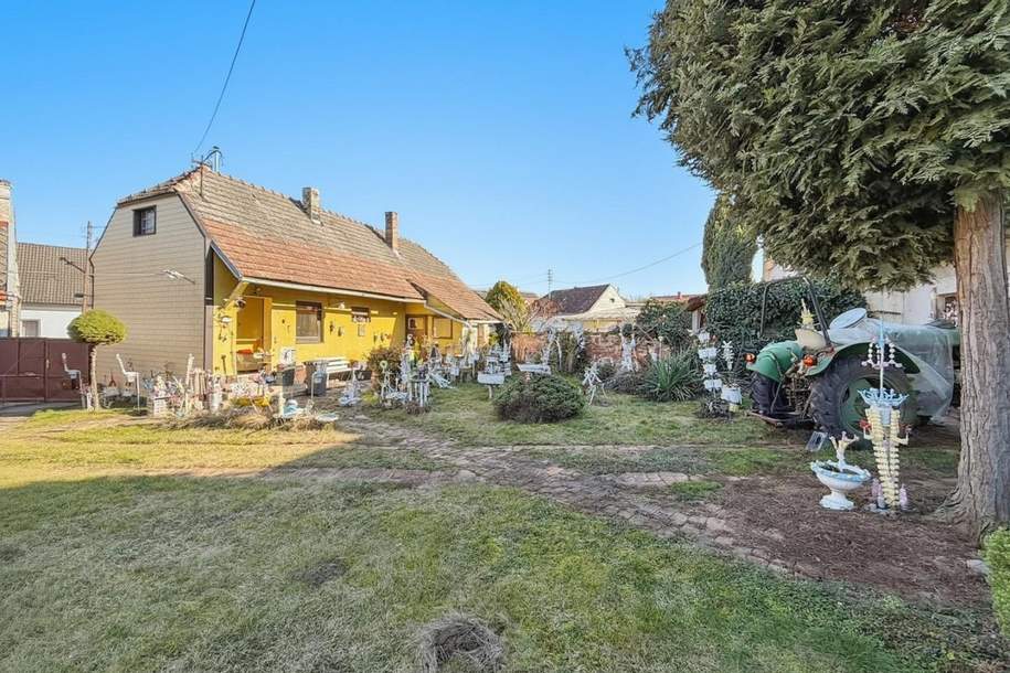 Preiswertes Haus mit Nebengebäude und Garten in Ebenthal- Ausbaupotenzial, Haus-kauf, 99.000,€, 2251 Gänserndorf