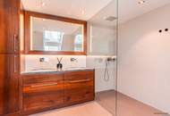 Exklusive Luxus-Dachgeschosswohnung mit ca. 60 m² Dachterrasse | voll möbliert | Smart Home | Garage | 1180 Wien