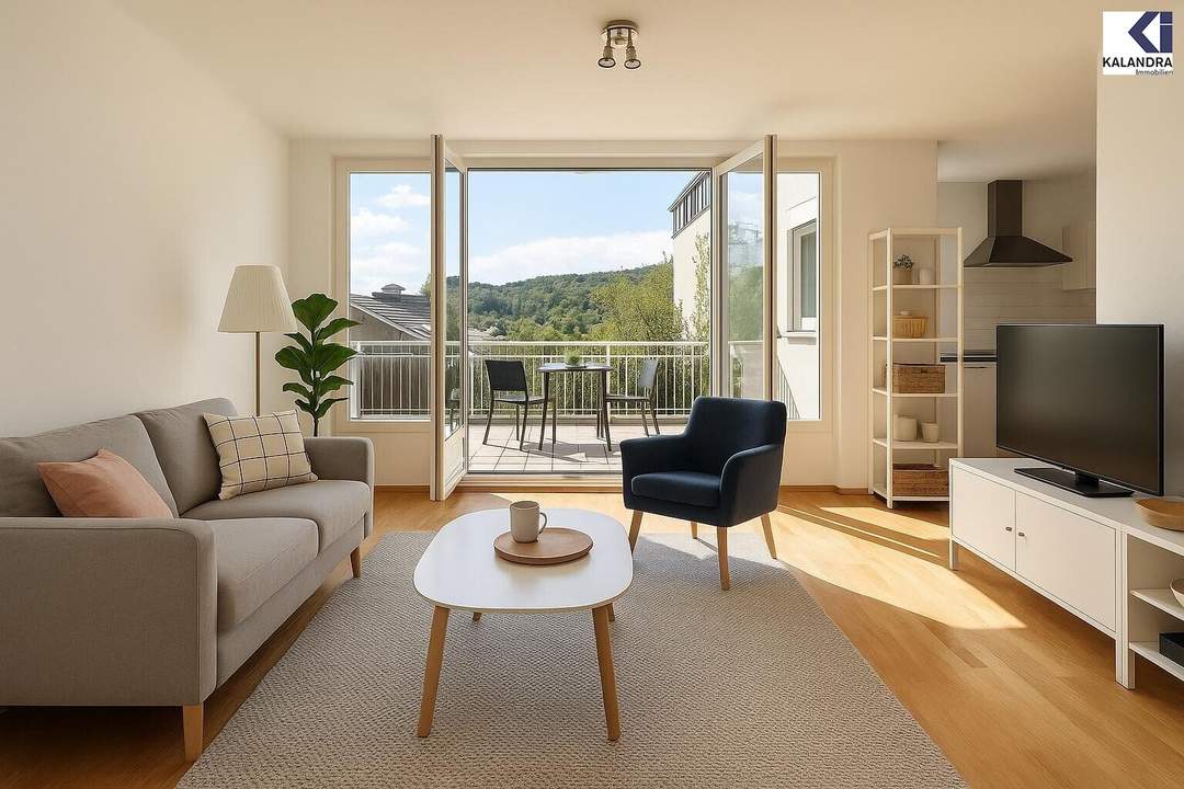 360° TOUR // MÖBLIERTE LUXUS-DACHTERRASSEN-WOHNUNG mit FERNBLICK // FURNISHED LUXURIOUS TERRACE APARTMENT with DISTANT VIEWS