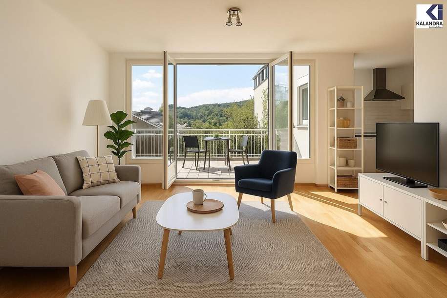 360° TOUR // MÖBLIERTE LUXUS-DACHTERRASSEN-WOHNUNG mit FERNBLICK // FURNISHED LUXURIOUS TERRACE APARTMENT with DISTANT VIEWS, Wohnung-miete, 2.599,80,€, 1190 Wien 19., Döbling