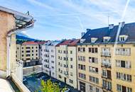 Renovierte Dachgeschoßwohnung mit Lift im beliebten Saggen!