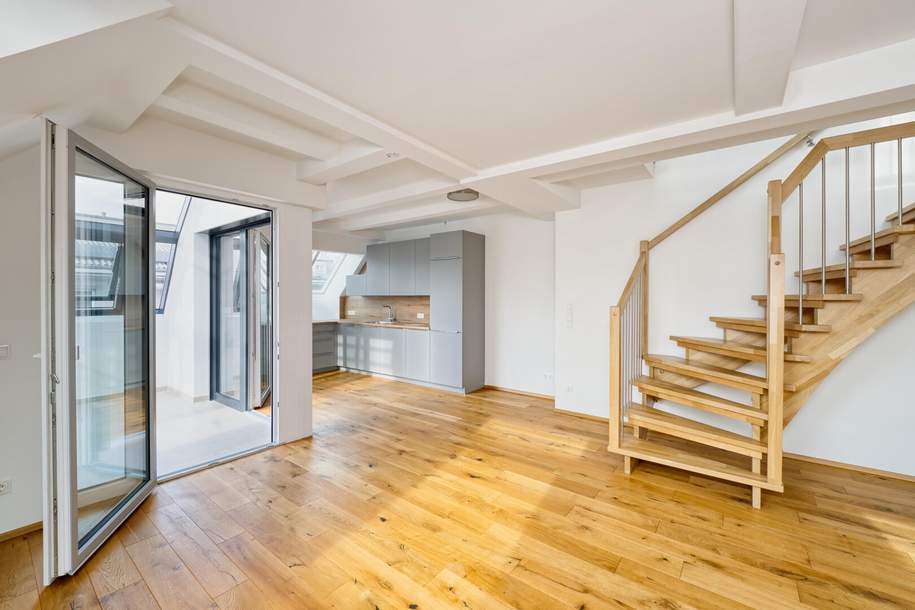 Erstbezug! Hochqualitative Dachgeschosswohnung Nähe Columbusplatz, U1 und Hauptbahnhof, Wohnung-kauf, 1.169.000,€, 1100 Wien 10., Favoriten