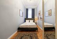 Wohnung mit touristischer Widmung nahe Schloss Schönbrunn | Prunkvolles 4-Zimmer Altbauapartment mit Loggia I 360° Rundgang