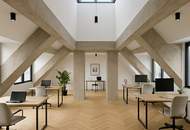 Erstbezug | Rohbau-Büro auf zwei Ebenen im Dachgeschoss mit Gestaltungsspielraum
