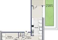 Moderne Dachgeschosswohnung mit toller Terrasse und 41 m² Dachgarten