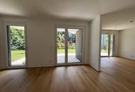 PROVISIONSFREI! Exklusives Wohnerlebnis am Flötzersteig, 1140: Sonnige, wunderschöne 3-Zimmer GARTENWOHNUNG mit 3 Terrassen! ERSTBEZUG!
