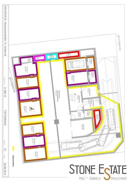 Sie suchen einen Parkplatz in der Tiefgarage für Ihr Auto? Innsbruck-Stadtteil Wilten