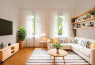 Charmante 1-Zimmer-Altbauwohnung mit Balkon in Hofruhelage