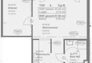 Moderne 2-Zimmerwohnung mit Balkon