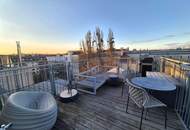Exklusive Maisonette-Dachgeschosswohnung mit Donaublick // Exclusive duplex penthouse apartment with views of the Danube //