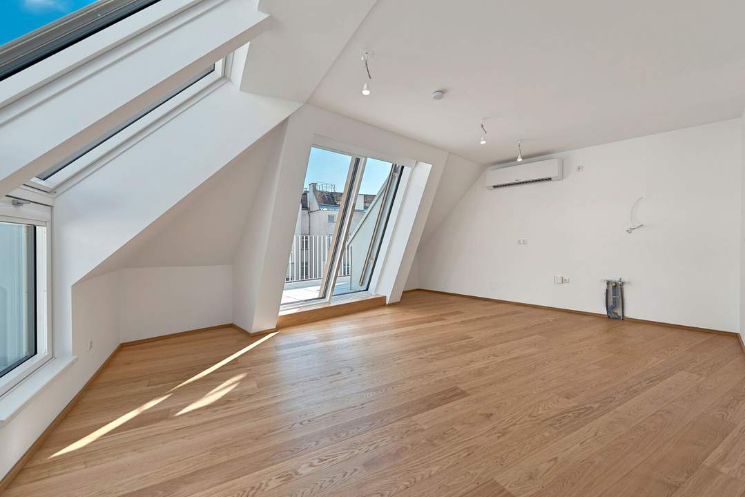 THE TEMPTATION - Vorsorgewohnung - Dachgeschosstraum - 2 Zimmer mit großzügiger Freifläche und Rundumblick