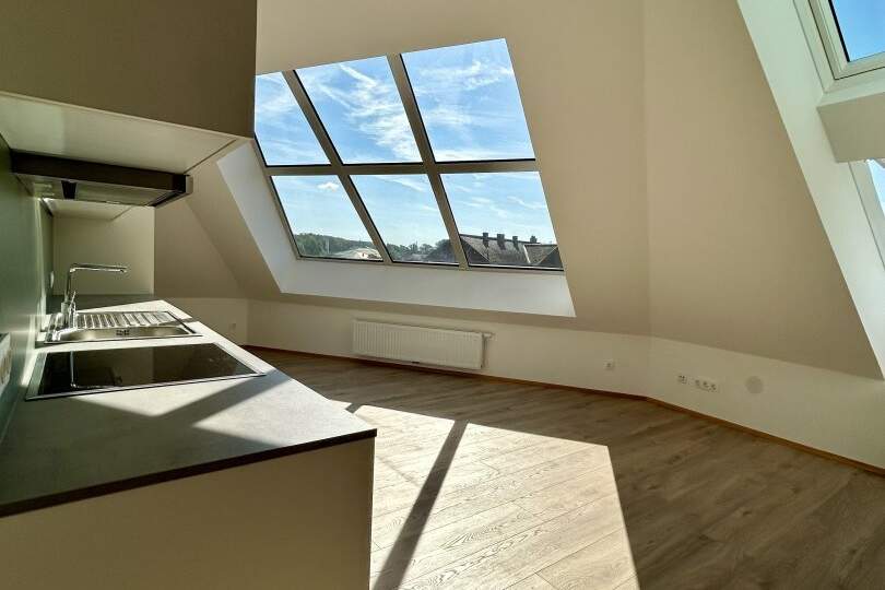 Traumhafte Dachgeschoßwohnung in Klosterneuburg – Erstbezug mit Terrasse!, Wohnung-miete, 1.573,49,€, 3400 Tulln
