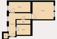 +++NEU+++ 2-Zimmer Altbau-Wohnung (sanierungsbedürftig) - tolle Lage