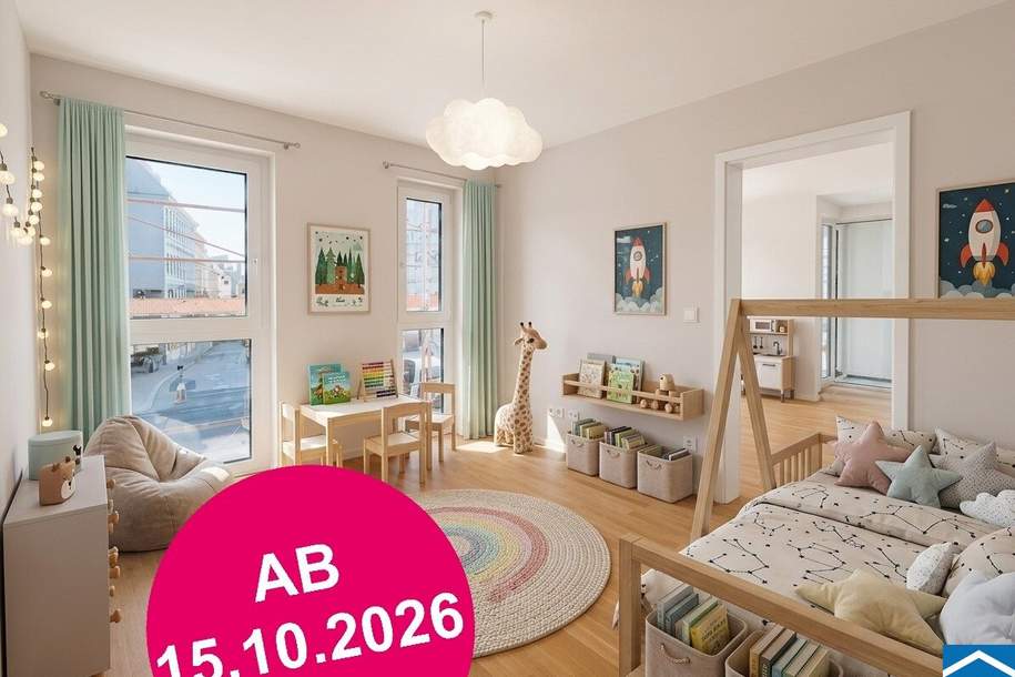 NACHHALTIG WOHNEN | ERSTBEZUG | Nähe Mariahilfer Straße, Wohnung-miete, 1.120,00,€, 1150 Wien 15., Rudolfsheim-Fünfhaus