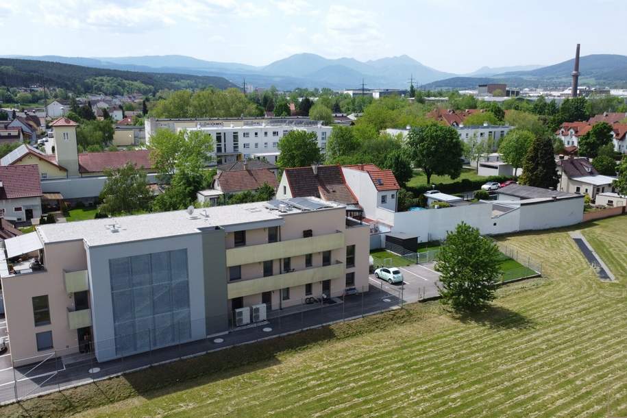 Erstbezug! Barrierefreie 3 Zimmer Wohnung mit eigenem Gartenabteil und Balkon! Betriebskosten INKLUSIVE Heizkosten!, Wohnung-kauf, 189.000,€, 2630 Neunkirchen