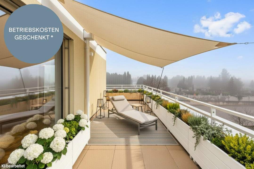 OSTERAKTION! Traumhafte 4-Zimmer-Familienwohnung | Terrasse von jedem Raum aus begehbar | Grünblick | Provisionsfrei