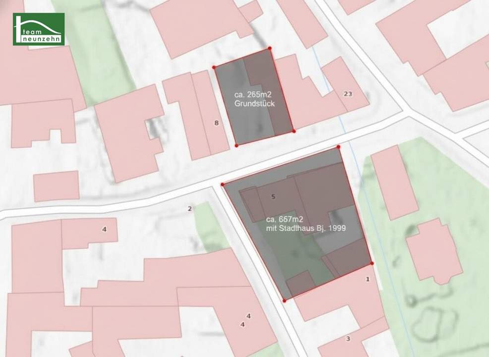 Geniales Stadthaus im Bestand + moderner Neubau mit ca. 134m² Wnfl. gleich gegenüber. (genehmigt & mit ca. 12Monaten Bauzeit)! - JETZT ZUSCHLAGEN