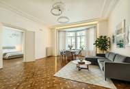 Nähe Stadtpark: Großzügige 137 m² Altbauwohnung mit kleinem Balkon