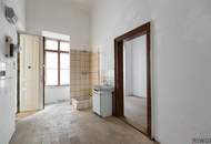 Vielseitige Gewerbeeinheit | Sanierungsbedürftiger Altbau mit Loft-Feeling | Balkon-Option (baubewilligt) | Raumhöhe bis zu ca. 4,25 m | Nähe Einsiedlerpark, U4 Margaretengürtel, künftiger U2-Station Reinprechtsdorfer Straße