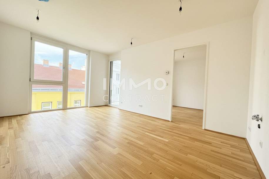 BEIM DONAUUFER: Attraktive Vorsorgeimmobilie – Stilvolle 2-Zimmer-Neubauwohnung, Wohnung-kauf, 259.500,€, 1210 Wien 22., Donaustadt