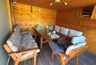 RUHE und Entspannung im eigenen Campinghaus mit Garten rundherum , Schuppen und Gartenhütte