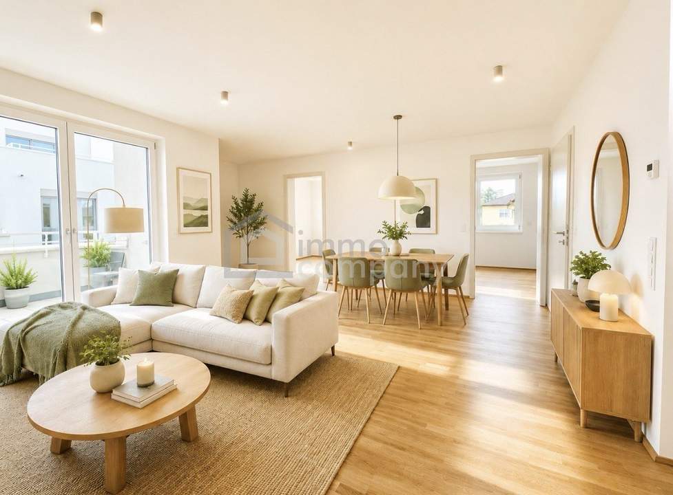 ERSTBEZUG | 3-Zimmer-Traumwohnung mit Balkon in Grünruhelage | Nähe U2, Lobau &amp; Mühlwasser | 1220 Wien