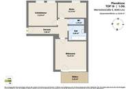 Tolle 2 Zimmerwohnung mit Balkon in Urfahraner Ruhelage!
